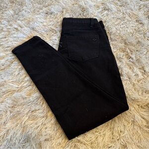 Democracy Size 6 Black Ab Solution Skinny Jeans Mid Rise Ankle B1721KFSL